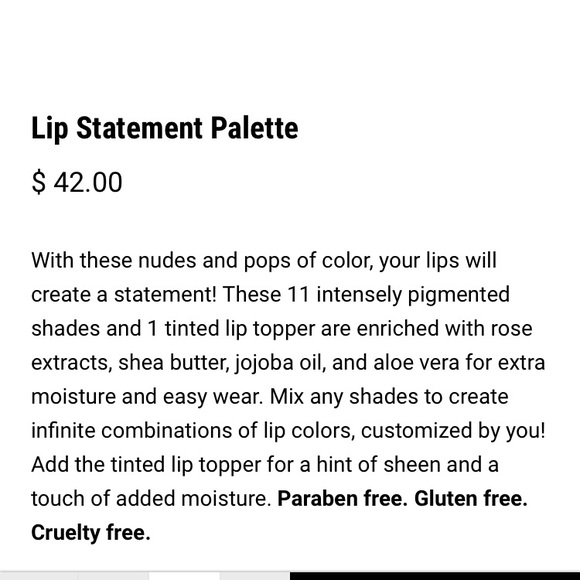 Ish 12 Pan Lip Palette, Full Lippie Wardrobe!💋 - Picture 6 of 7